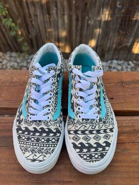 Rare Vans x Ron Herman Wave Geo Old Skool Low Top Shoes